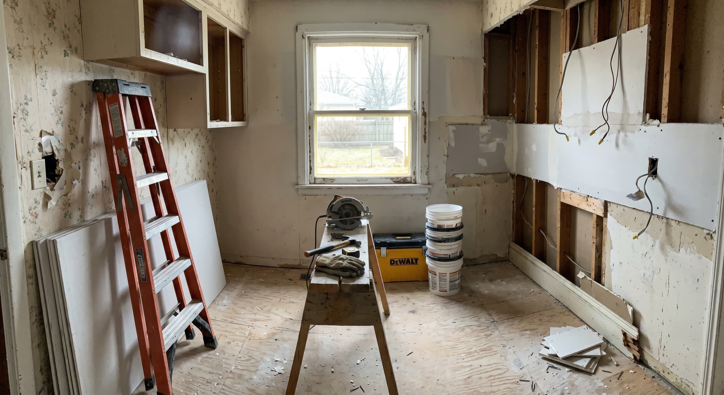 A recent Pearson Kitchens project taken back to the studs.